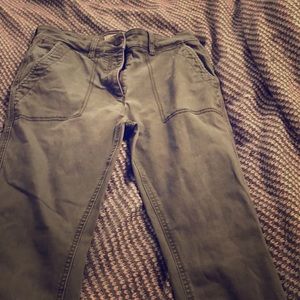 Ann Taylor Loft Olive Green Pants